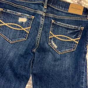 Abercrombie shorts girls size 14. Factory distressed and cuffed. GUC!!!